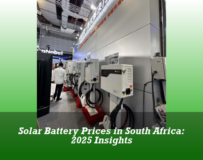 Solar Battery Prices in South Africa: 2025 Insights